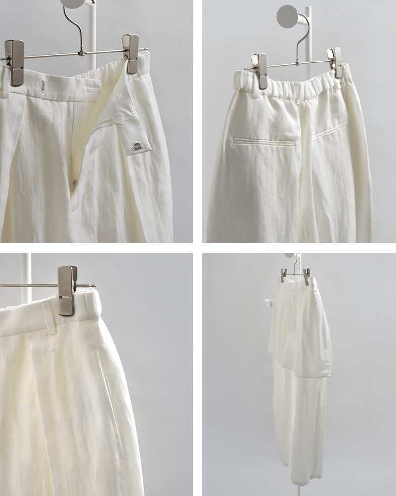 ...＆ DEAR(アンドディアー)オーバーラップタックパンツr-1695