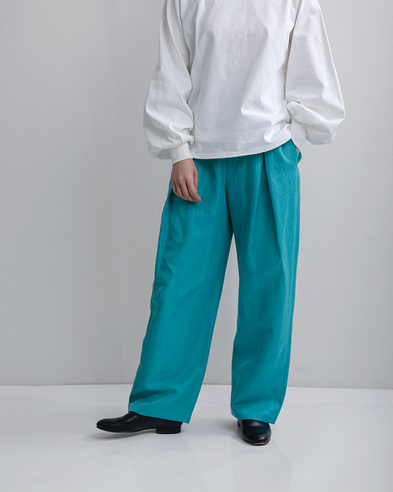 ...＆ DEAR(アンドディアー)オーバーラップタックパンツr-1695