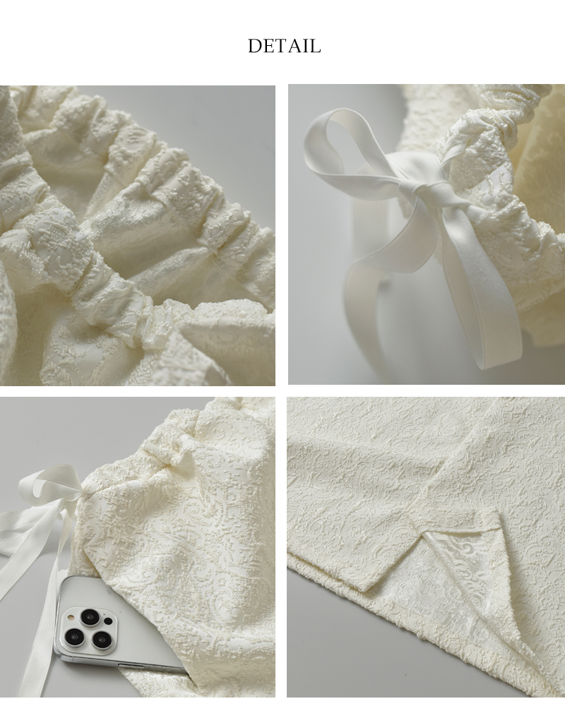 ROBE de PEAUジャガード ダーンドルスカート “JACQUARD DIRNDL SKIRT” r336