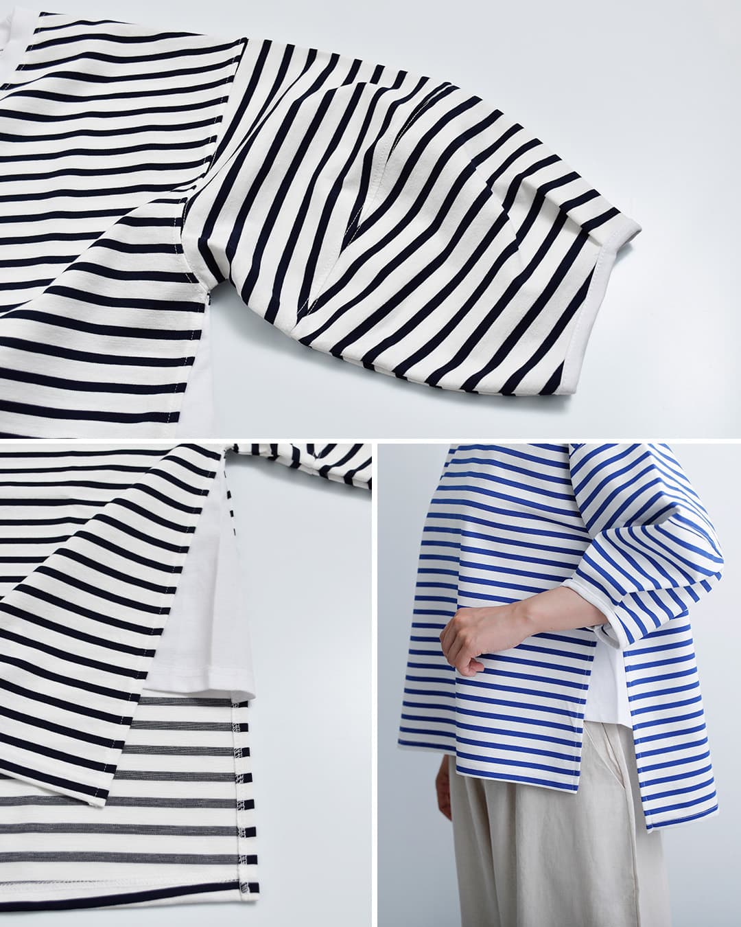 peindreボーダー Tシャツ re-2194