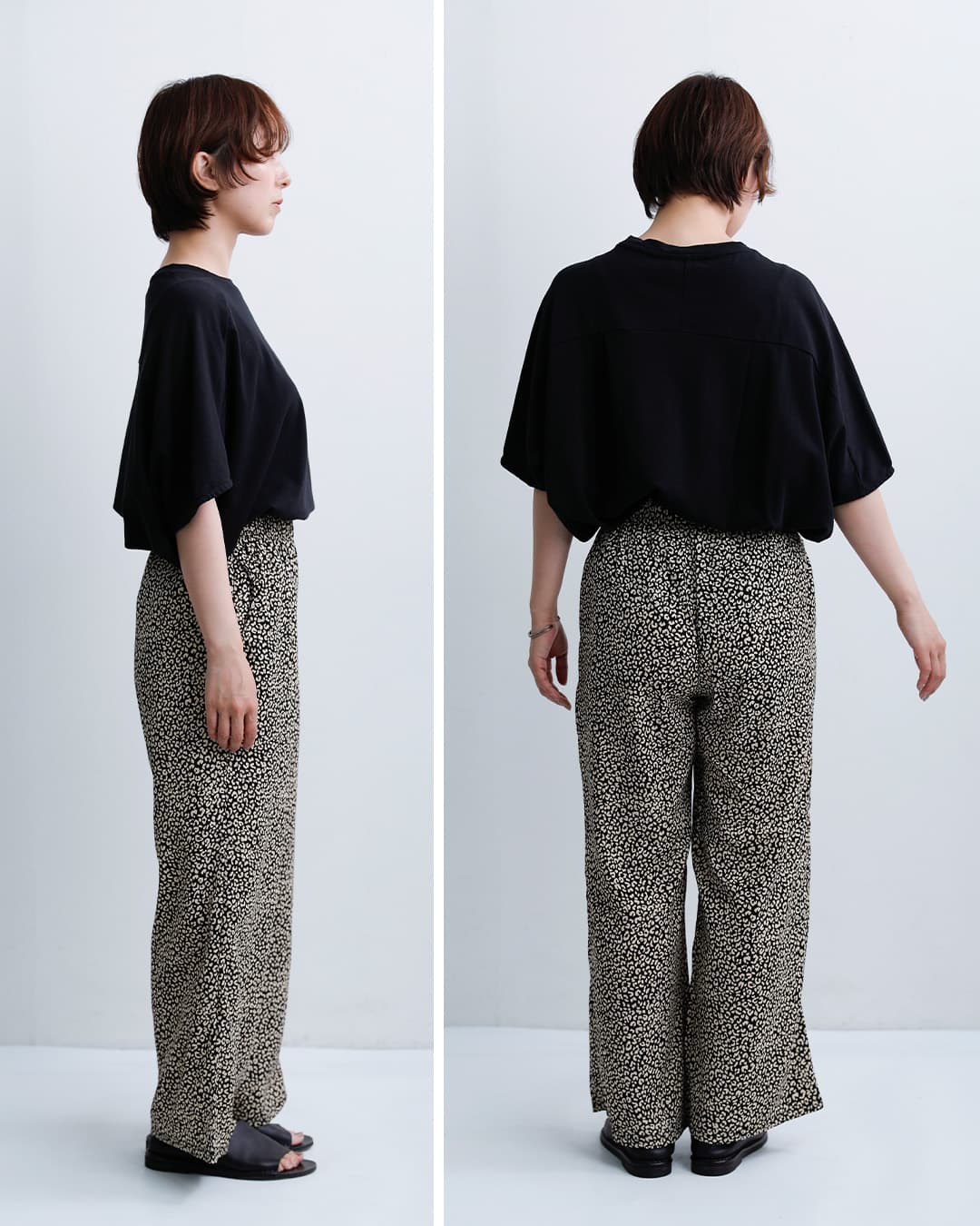 NEW]peindre パンドル レオパード パンツ re-2212 レディース 【サイズ