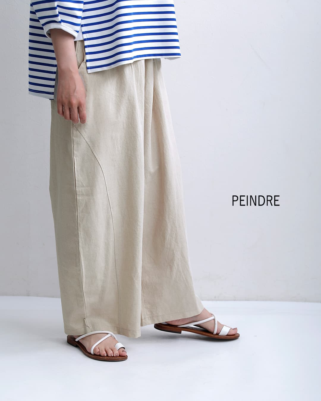 peindreコットン リネン コクーン パンツ re-2217