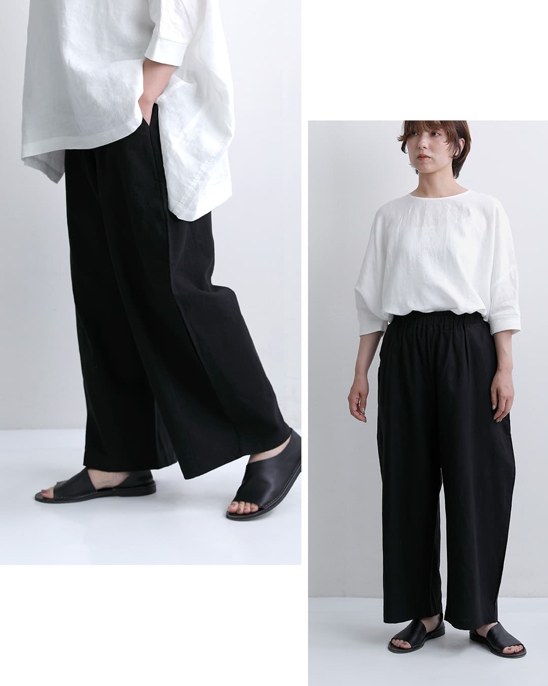 peindreコットン リネン コクーン パンツ re-2217