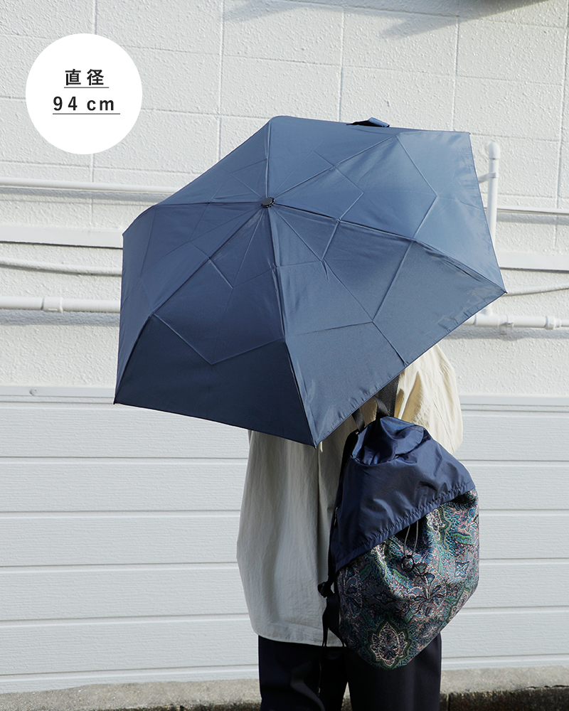 ReKNOT(リノット)ワンタッチ自動開閉形状安定加工折りたたみ傘“S/SFOLDINGUMBRELLA-AUTOMATIC-”rkn-25005