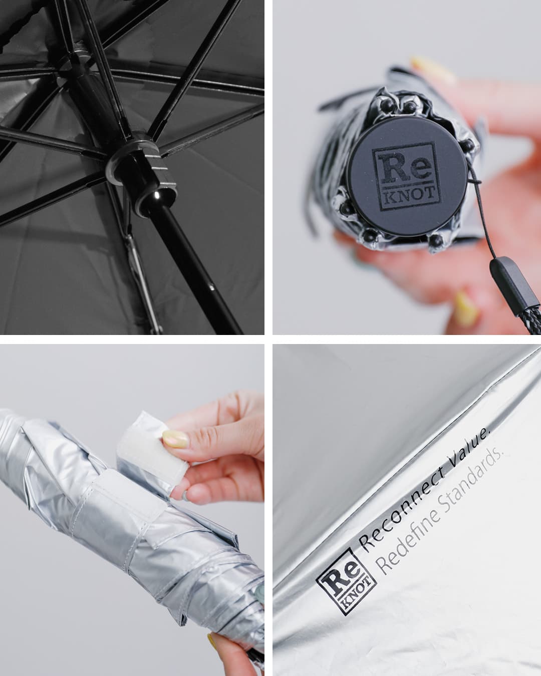 ReKNOT晴雨兼用 超軽量 折りたたみ傘 U/L SUNBLOCK UMBRELLA AIR rkn-26001