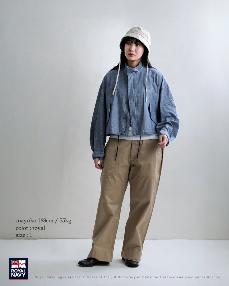 ROYAL NAVY(ロイヤルネイビー)コットンダンガリーフライトジャケットROYALAIRFORCEMK3JACKETrn26samm92