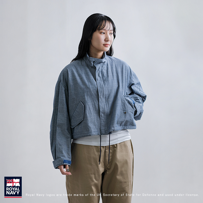 ROYAL NAVY(ロイヤルネイビー)コットンダンガリーフライトジャケットROYALAIRFORCEMK3JACKETrn26samm92