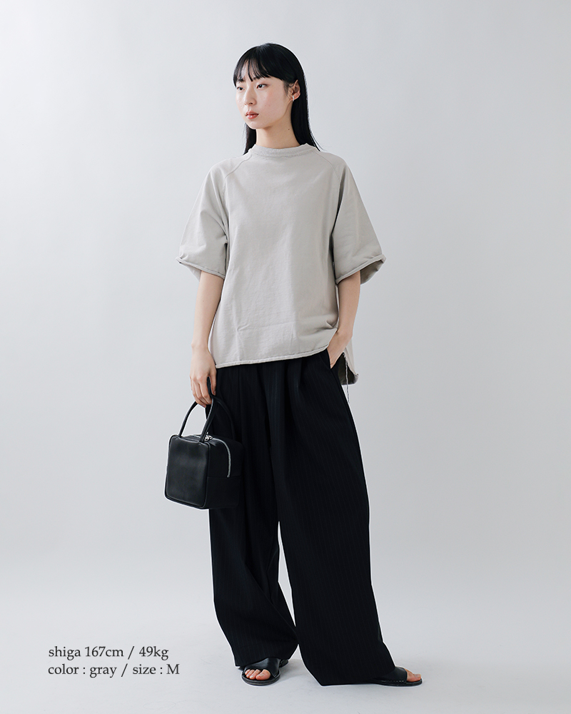 REMI RELIEF(レミレリーフ)SP加工スーピマ裏毛ラグラン半袖クルーネックTシャツrn30389109