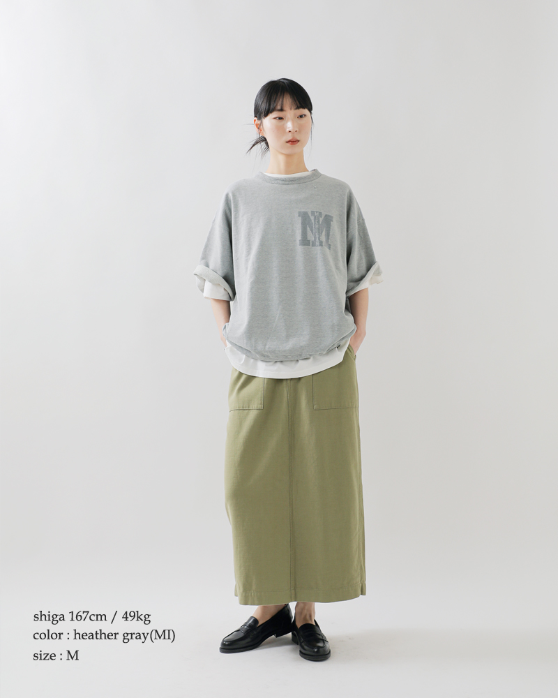 REMI RELIEF(レミレリーフ)SP加工裏毛半袖クルーネックプリントTシャツ“MICHIGAN/MI”rn30389180-1