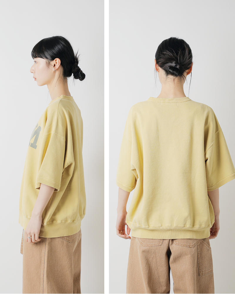 REMI RELIEF(レミレリーフ)SP加工裏毛半袖クルーネックプリントTシャツ“MICHIGAN/MI”rn30389180-1