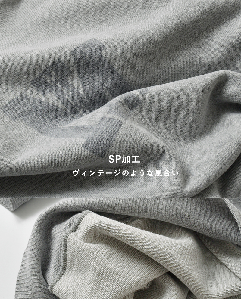 REMI RELIEF(レミレリーフ)SP加工裏毛半袖クルーネックプリントTシャツ“MICHIGAN/MI”rn30389180-1