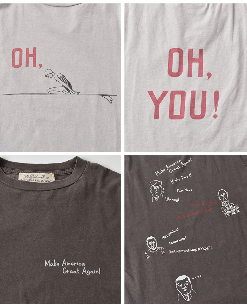 REMI RELIEF(レミレリーフ)SP加工ニューフィットプリントTシャツrn30389196-7