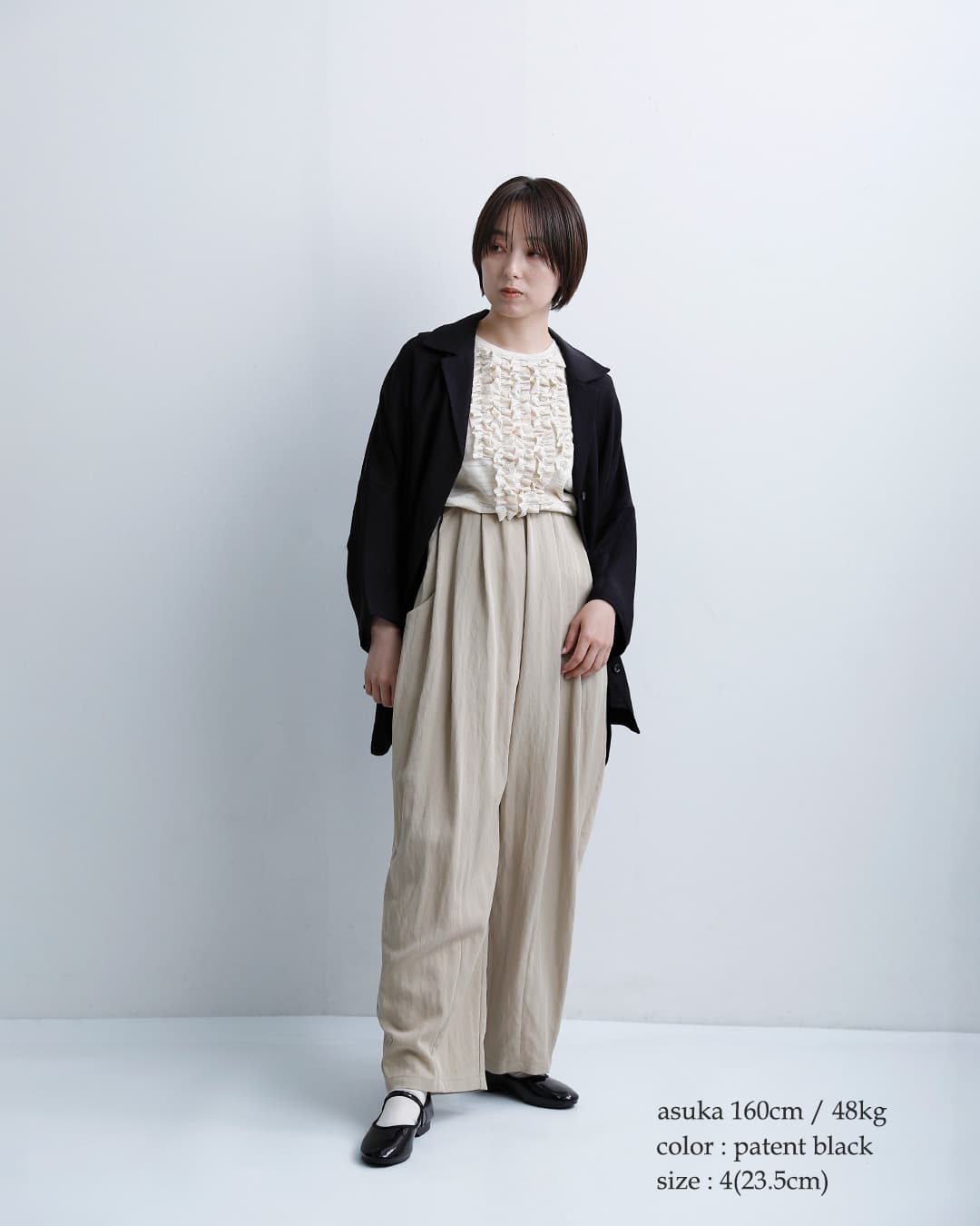 CROWNパテントレザー ストラップ ジャズシューズ s-c-jazz-same1