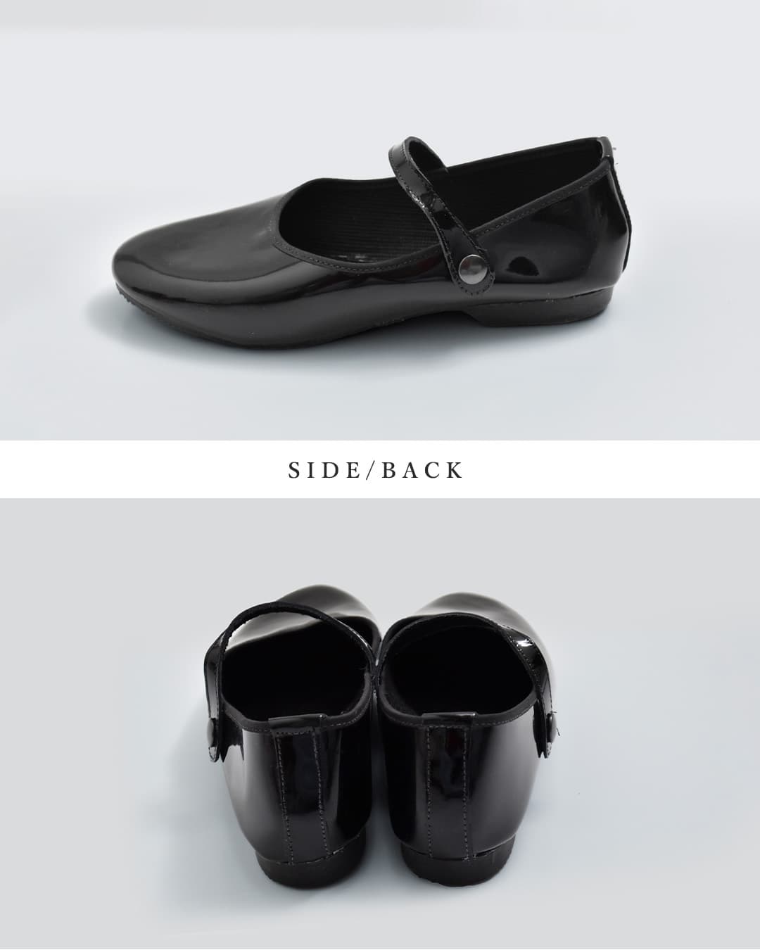 CROWNパテントレザー ストラップ ジャズシューズ s-c-jazz-same1