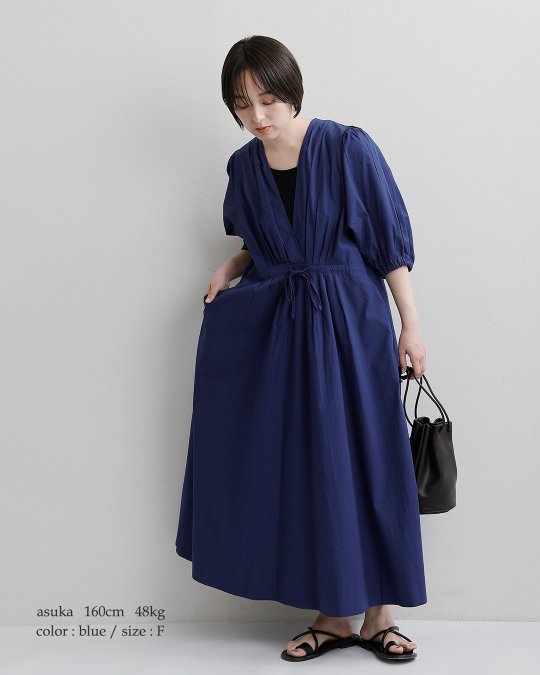 normmentコットンポプリン タック ドレス “COTTON POPLIN TUCK DRESS” s26s-1551