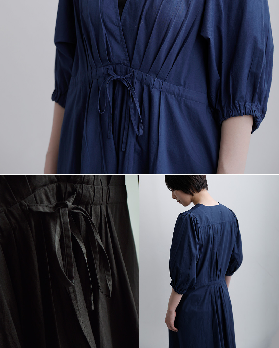 normmentコットンポプリン タック ドレス “COTTON POPLIN TUCK DRESS” s26s-1551