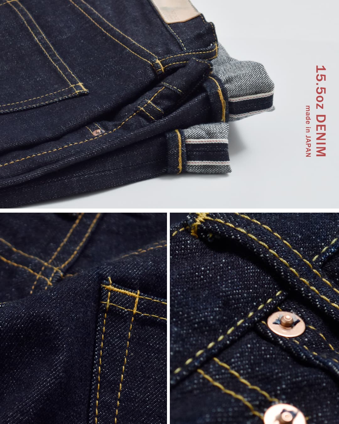 Sanca(サンカ)15.5oz 5ポケット ワイドフィット デニムパンツ s26spt05