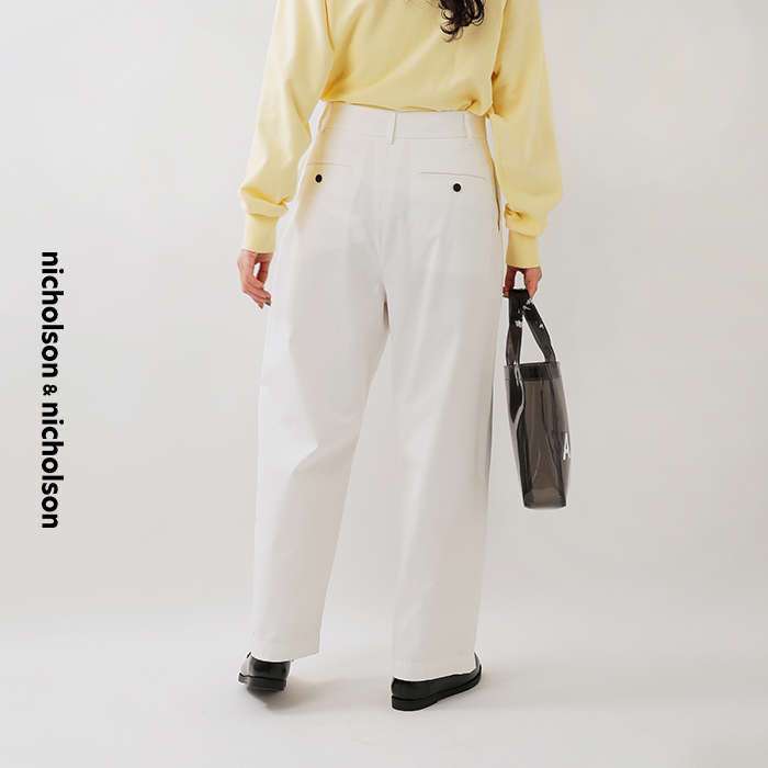nicholson&nicholson(ニコルソンアンドニコルソン)コットンチノパンツ“SABLE”sable-chino