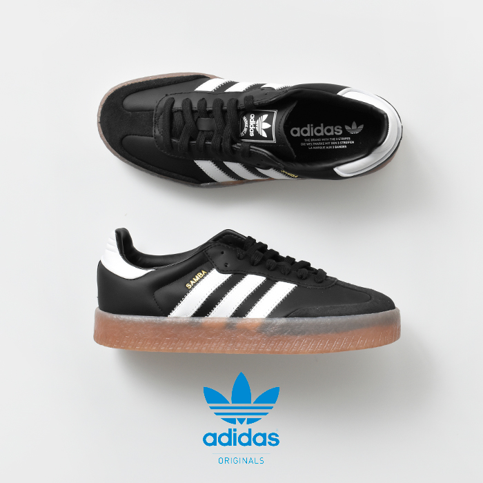 adidas Originals(アディダス オリジナルス)サンバ厚底レザースニーカーSAMBAEWsambae-w