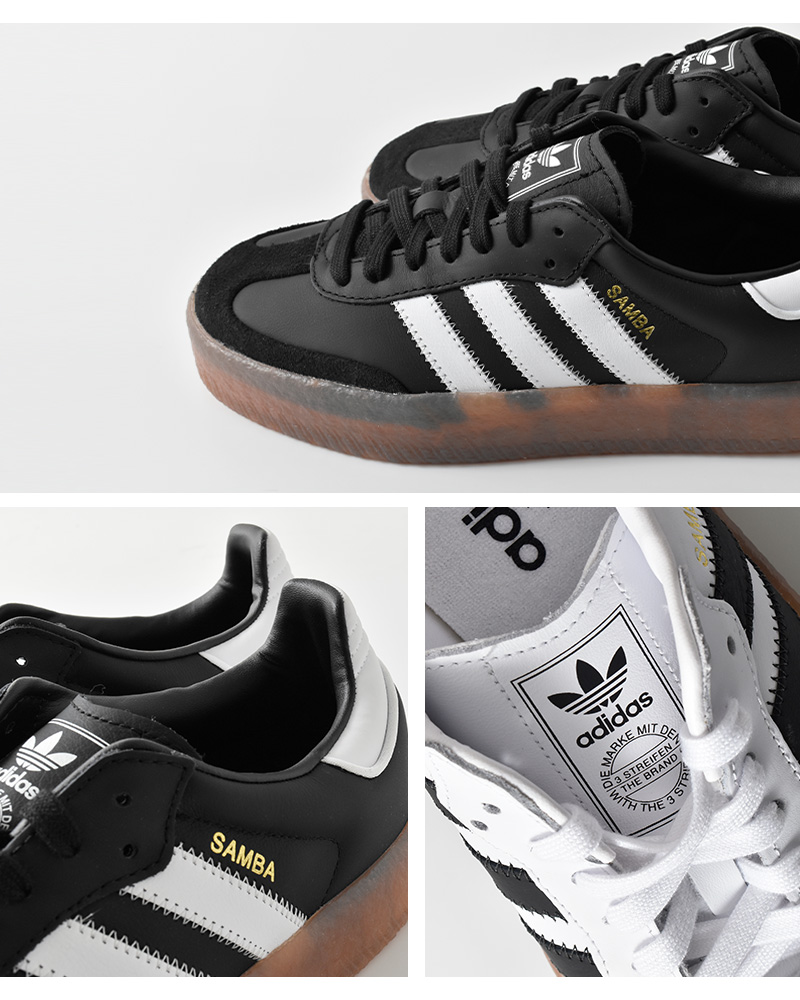 adidas Originals(アディダス オリジナルス)サンバ厚底レザースニーカーSAMBAEWsambae-w