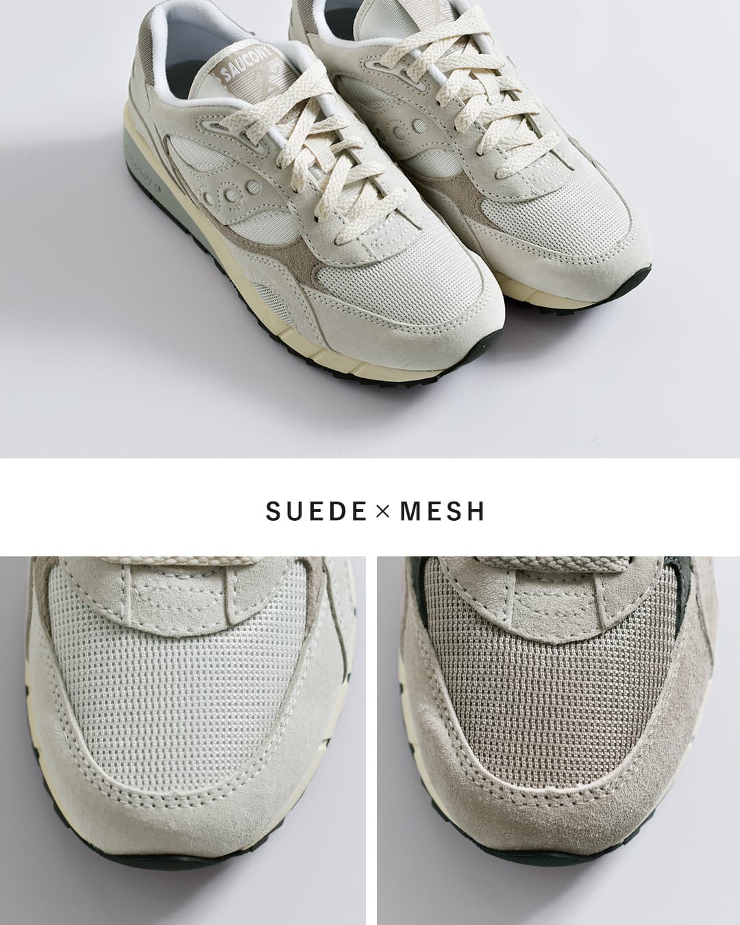 sauconyシャドウ6000 スエード レザー スニーカー SHADOW 6000 shadow-6000