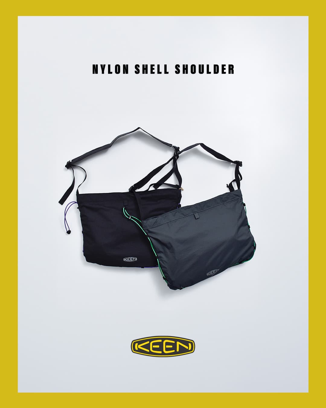 KEENナイロンシェル ショルダーバッグ NYLON SHELL SHOULDER nylon-shell-shoulder