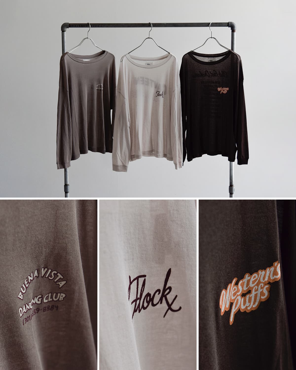 St.Johns 3rd club(セント ジョンズ サード クラブ)コットンプリント長袖カットソー sj26