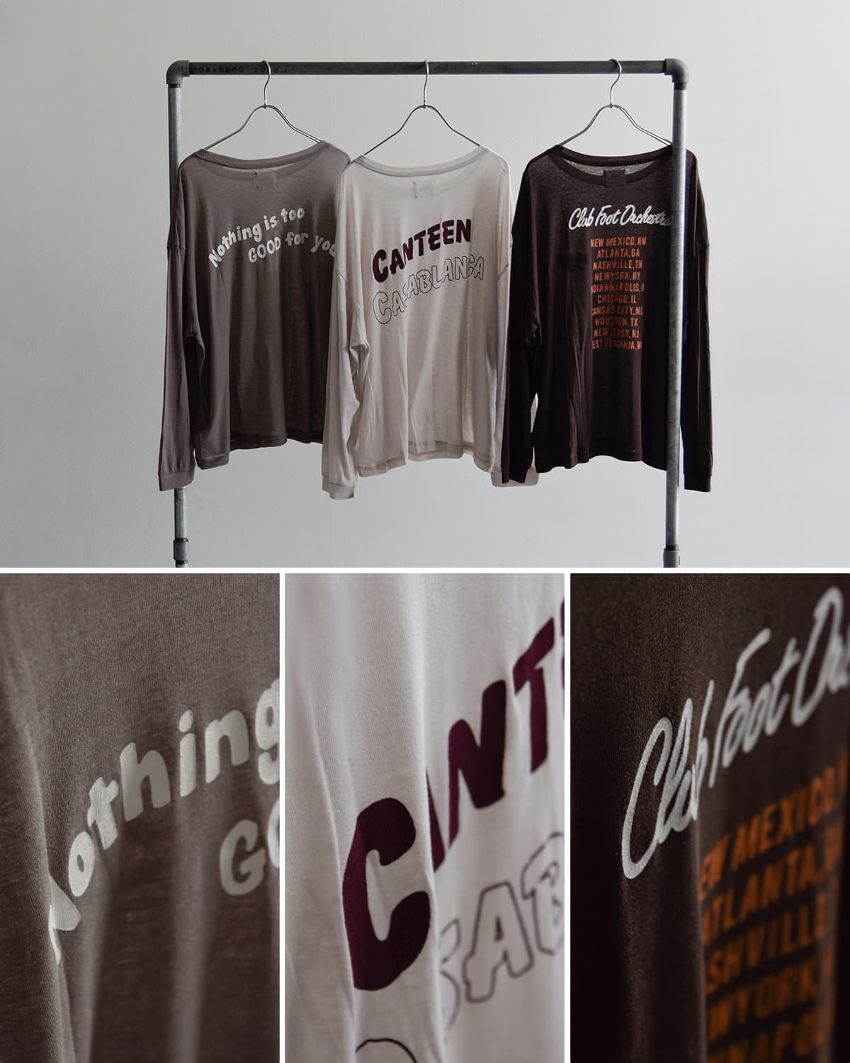 St.Johns 3rd club(セント ジョンズ サード クラブ)コットンプリント長袖カットソー sj26