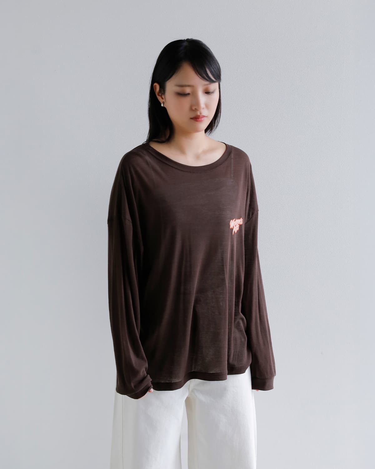 St.Johns 3rd club(セント ジョンズ サード クラブ)コットンプリント長袖カットソー sj26