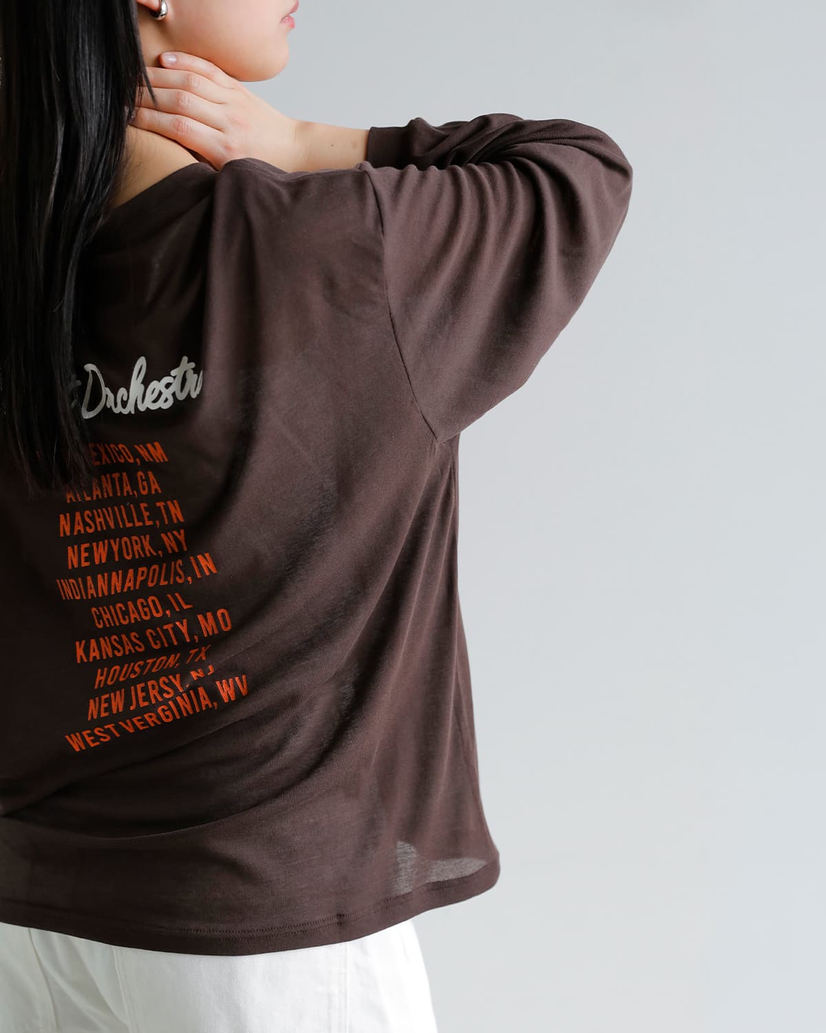 St.Johns 3rd club(セント ジョンズ サード クラブ)コットンプリント長袖カットソー sj26