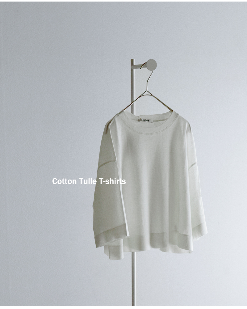 SLOANE(スローン)コットンチュール5分袖Tシャツsl10s-t1080