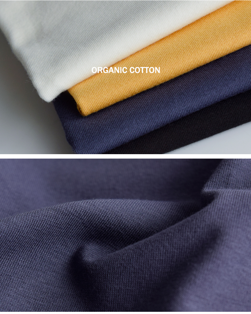 SLOANE(スローン)オーガニックコットンフリルフレンチスリーブプルオーバーsl10s-t1108