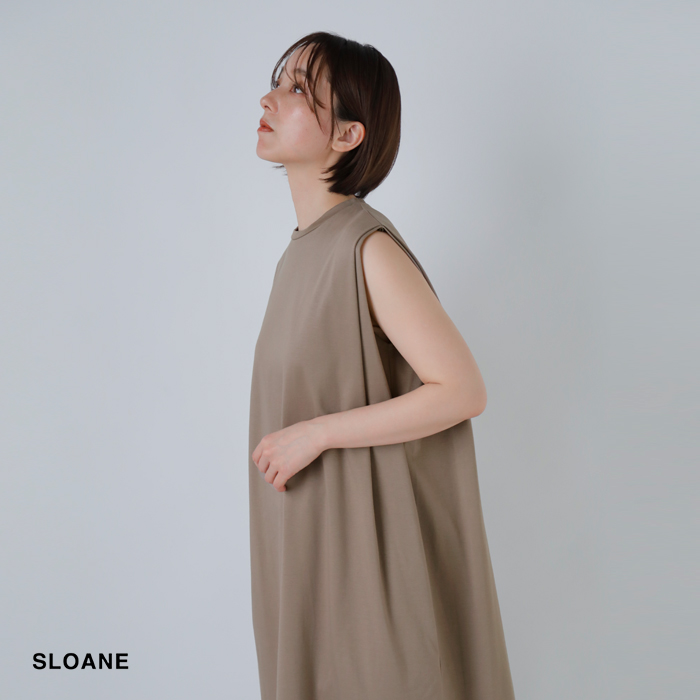 SLOANE スローン コットン コンパクト スーピマポンチ タック