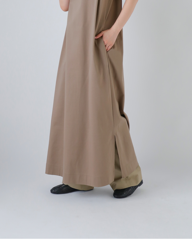 SLOANE(スローン)コットンコンパクトスーピマポンチタックショルダーワンピースsl8s-t619