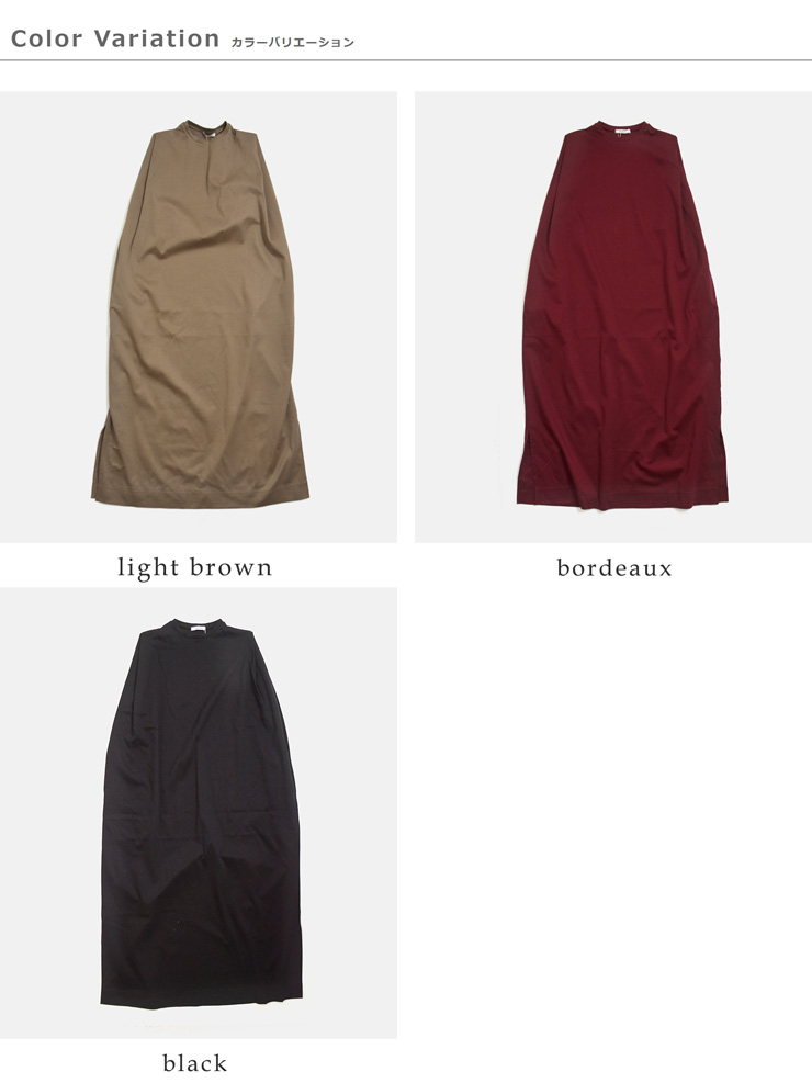 SLOANE(スローン)コットンコンパクトスーピマポンチタックショルダーワンピースsl8s-t619