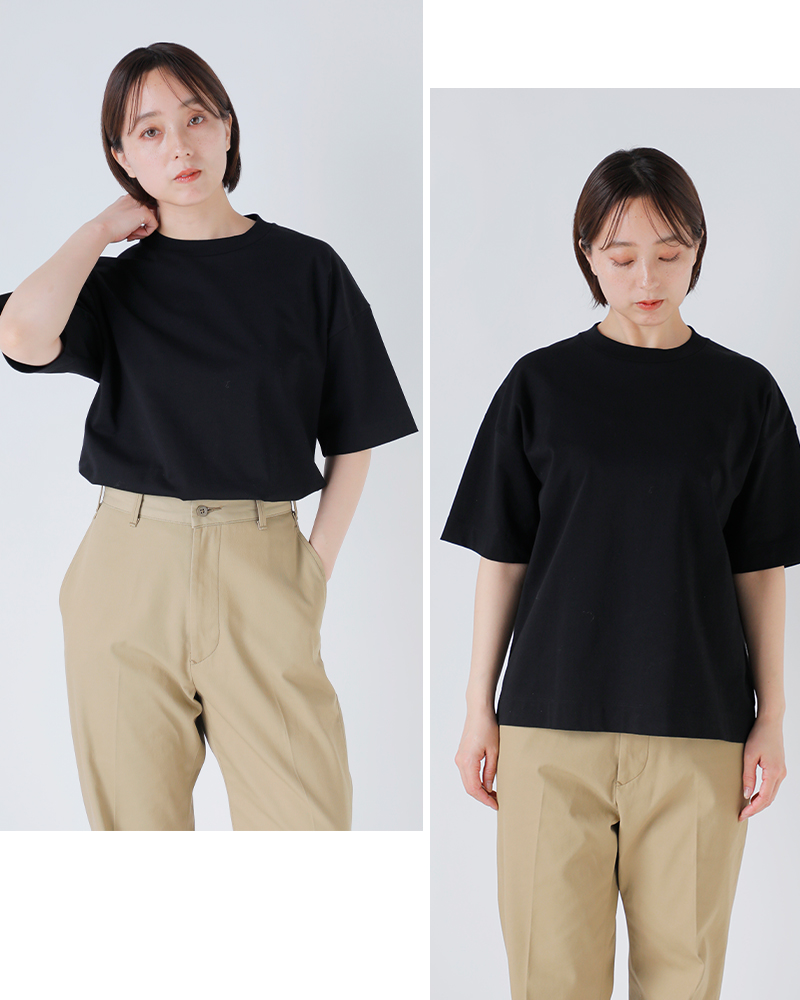 SLOANE(スローン)ヘビーコットンドロップショルダーTシャツsl9s-t912