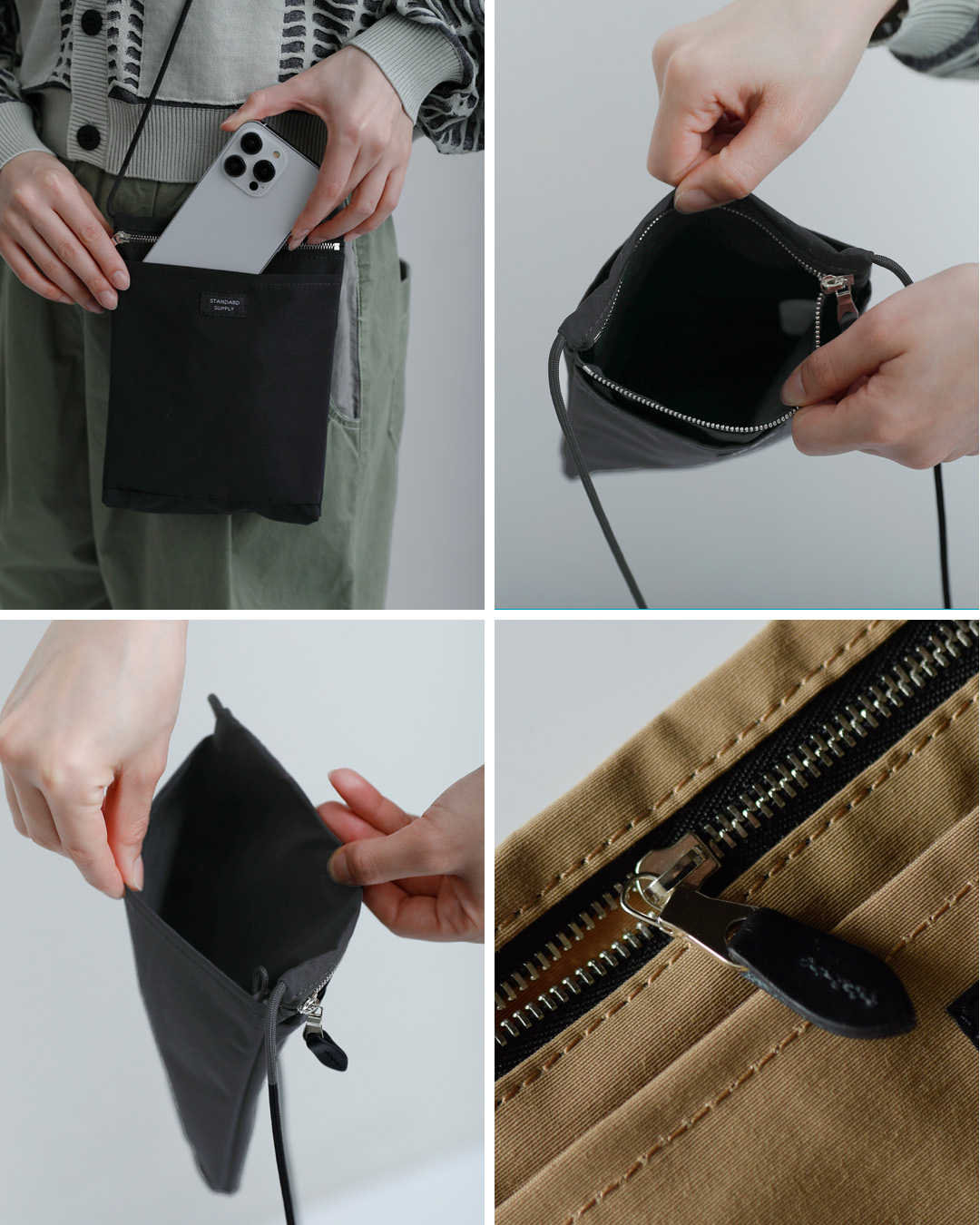 STANDARD SUPPLYスリング パース Lサイズ SIMPLICITY sling-purse-l