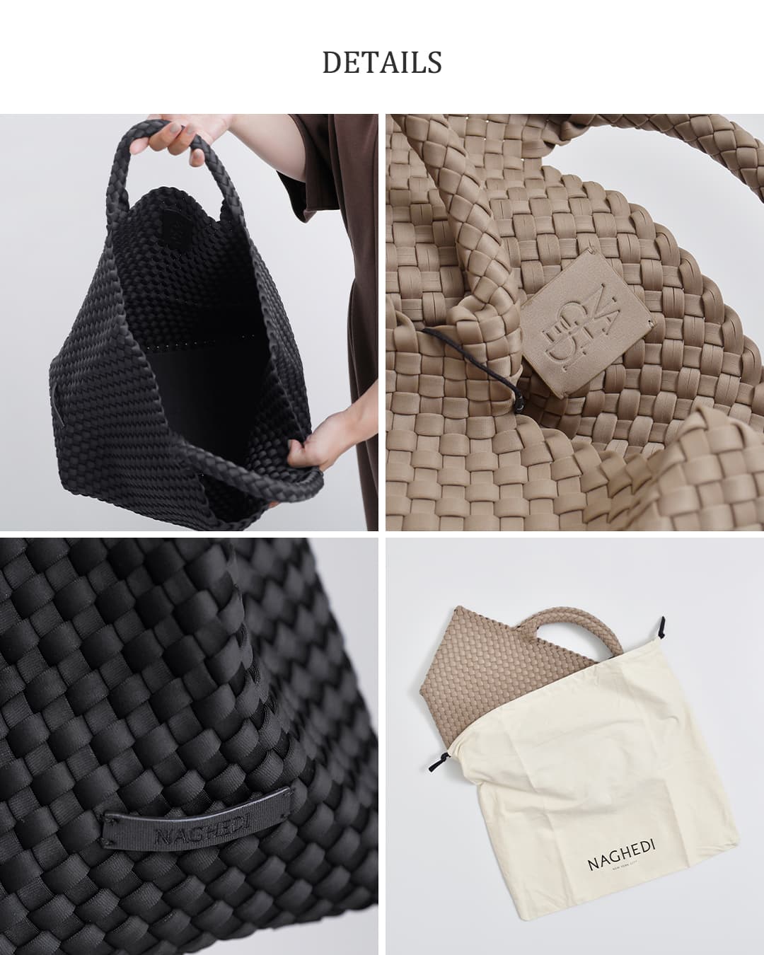 NAGHEDI(ナゲディ)メッシュ ミディアム トートバッグ St. Barths Medium Tote sn03013ld