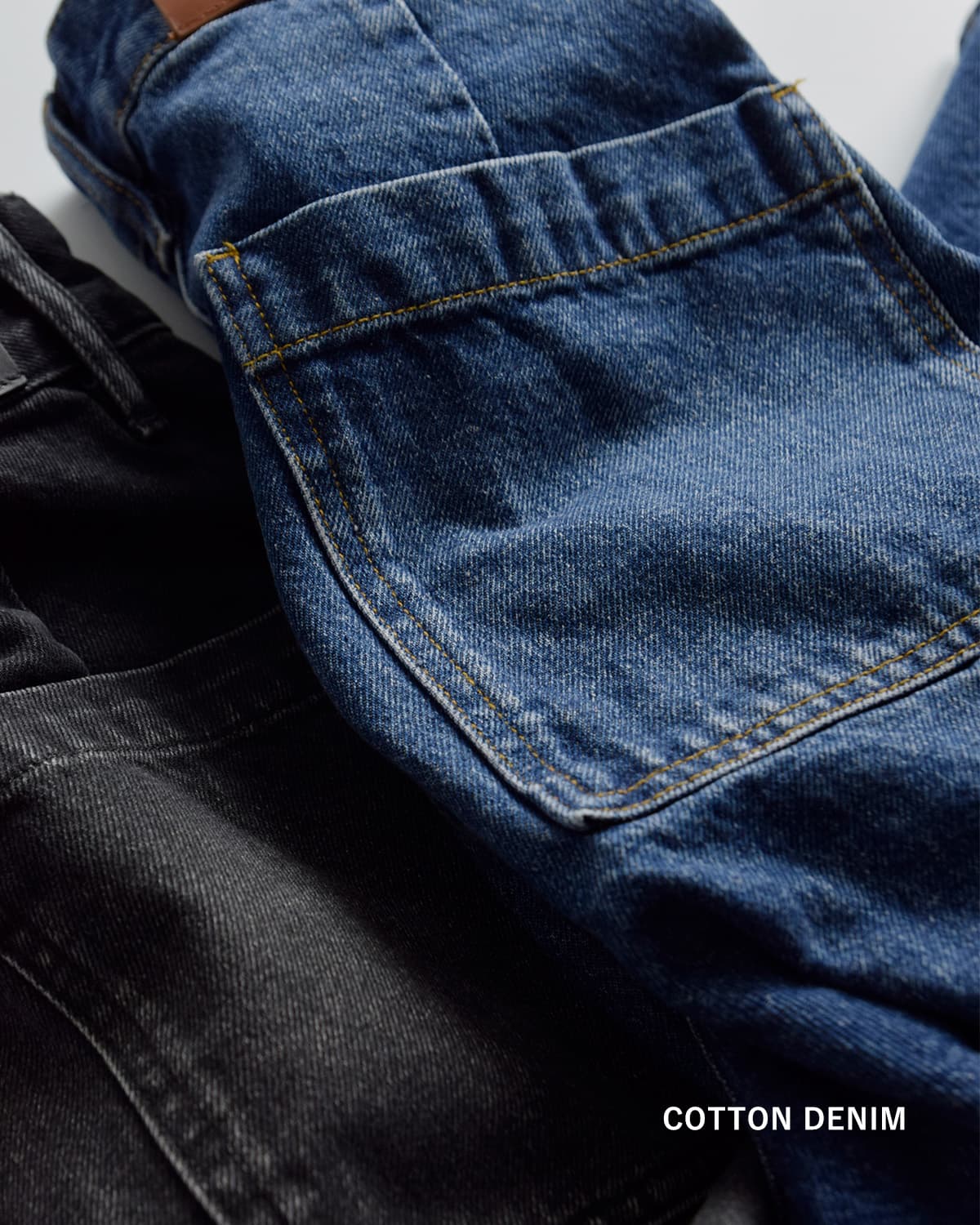 STUDIO NICHOLSONワイド デニム クロップドパンツ CHALCO snw-1417