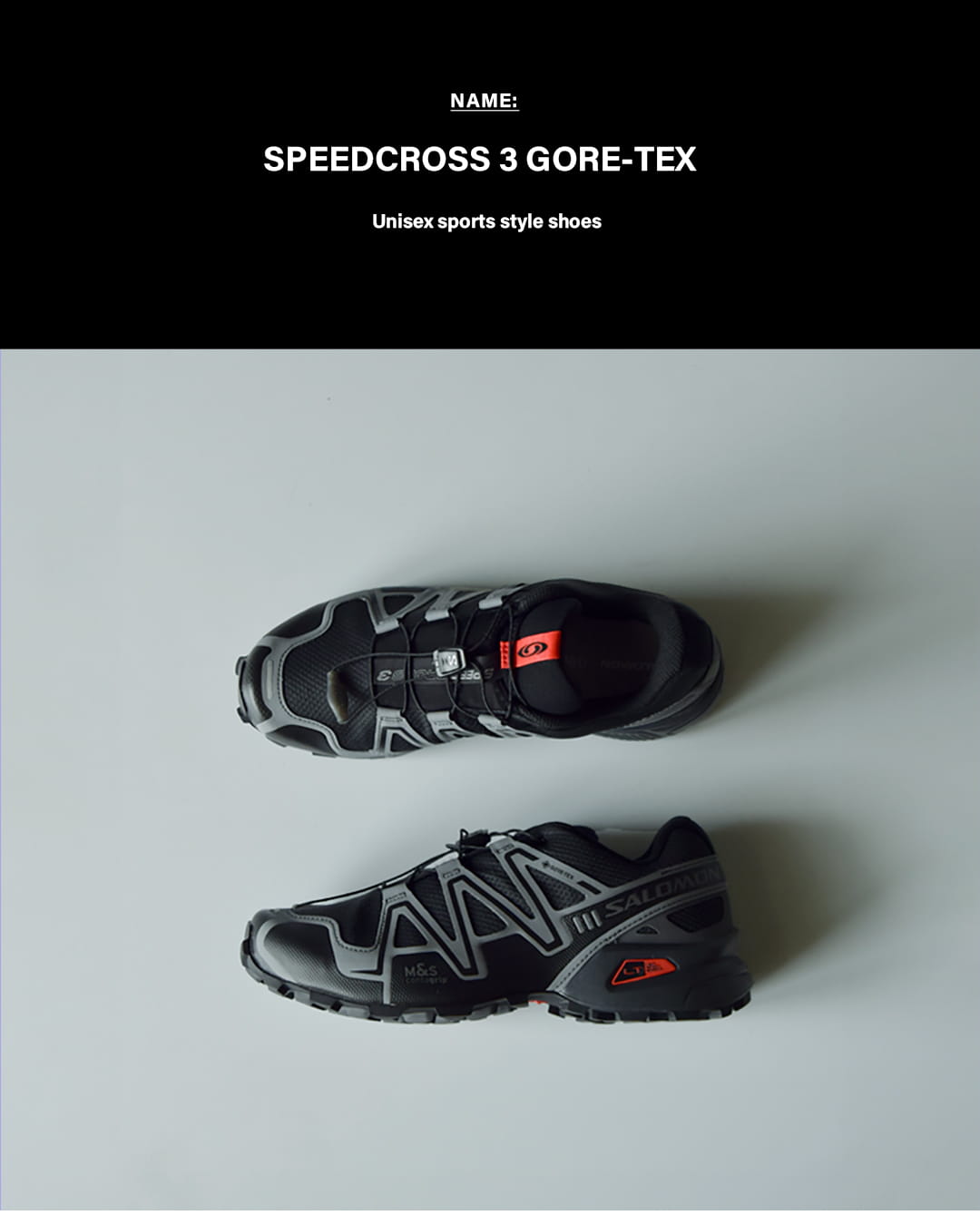SalomonSPEEDCROSS 3 GTX ゴアテックス スニーカー speedcross3-gtx