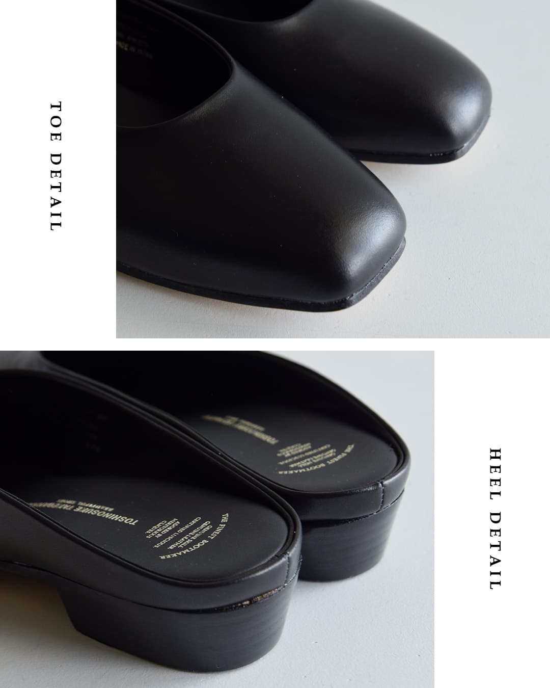 BEAUTIFUL SHOESキップレザー スクエア ミュール パンプス square-mule