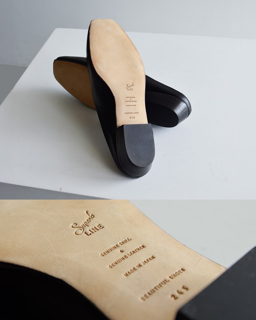 BEAUTIFUL SHOESキップレザー スクエア ミュール パンプス square-mule