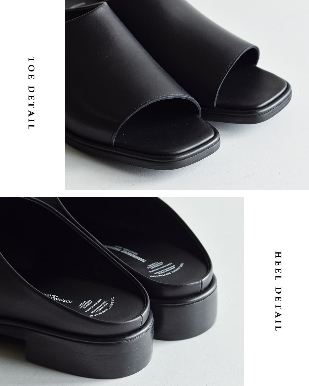 BEAUTIFUL SHOESステアレザー スクエアトゥ サンダル square-sandals
