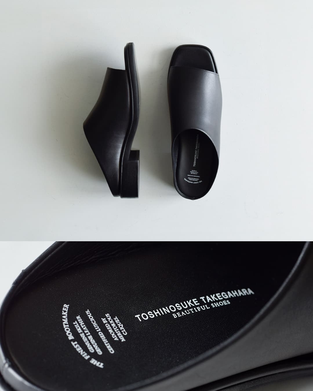 BEAUTIFUL SHOESステアレザー スクエアトゥ サンダル square-sandals