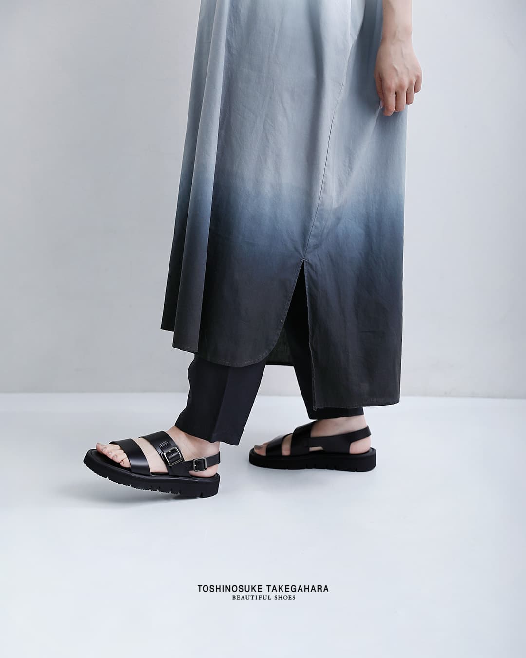 BEAUTIFUL SHOESステアレザー ビブラムソール SSベルト サンダル ss-beltsandals