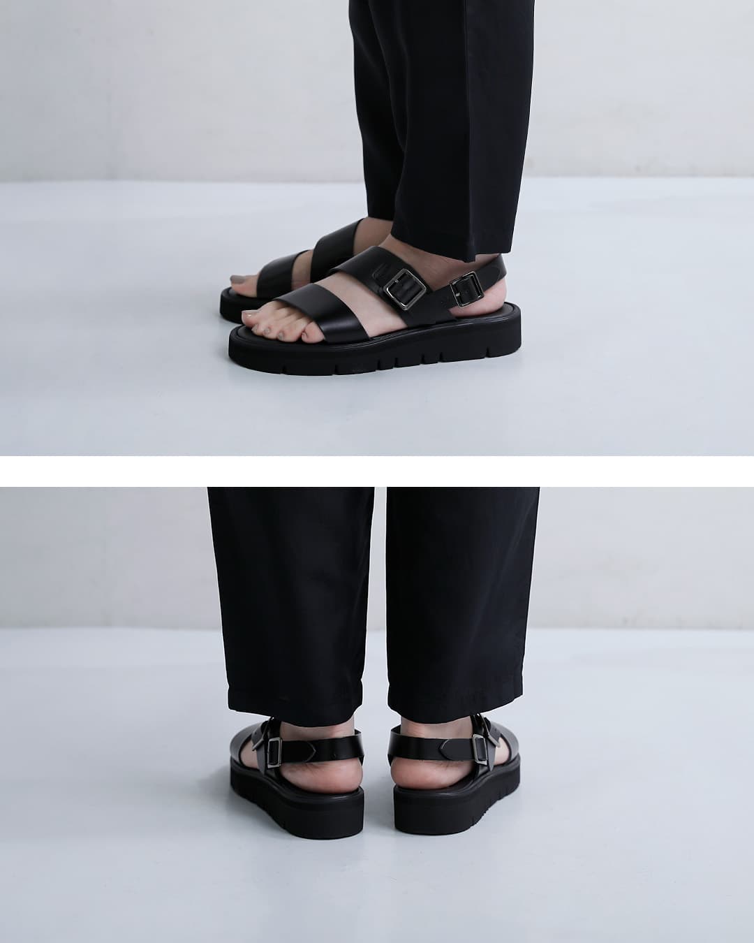 BEAUTIFUL SHOESステアレザー ビブラムソール SSベルト サンダル ss-beltsandals