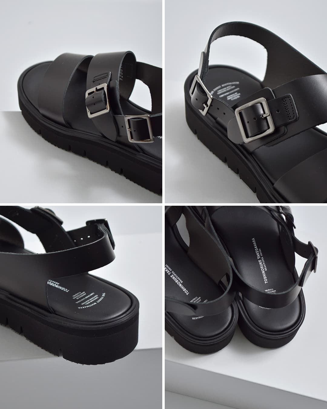BEAUTIFUL SHOESステアレザー ビブラムソール SSベルト サンダル ss-beltsandals