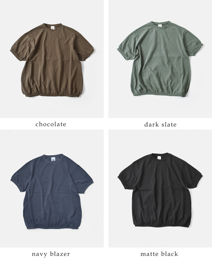 STAR＆STRIPE(スターアンドストライプ)aranciato別注コットンベーシックリブショートスリーブTシャツssmd-024