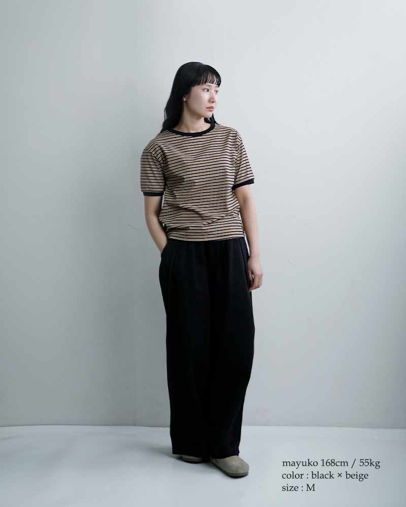 STAR＆STRIPE(スターアンドストライプ)マルチボーダーリンガーTシャツssmd-028m