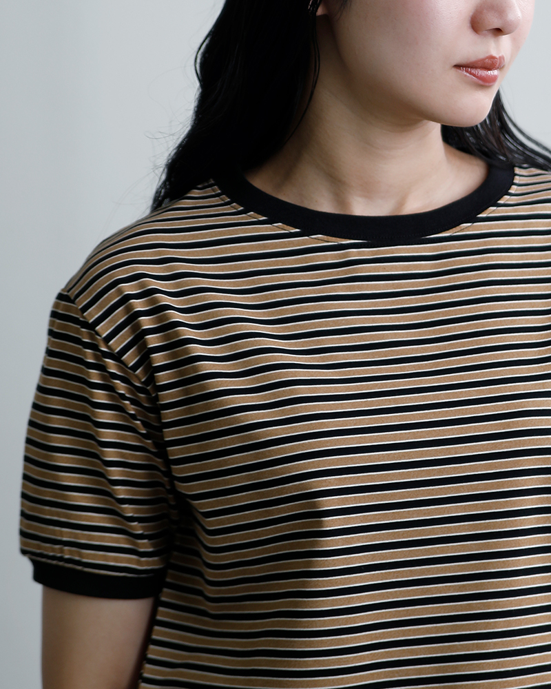 STAR＆STRIPE(スターアンドストライプ)マルチボーダーリンガーTシャツssmd-028m